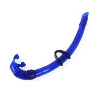 Large Diameter Breathing Tube PVC Snorkel with Strong Water Sealing for Comfortable and Safe Underwater Breathing During Various Water Activities (Blue)