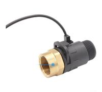 Large Diameter Flow Sensor G3/4 For Solar Heater(Inside ZJMAZ-20) | Detachable structure, easy cleaning, long-term performance, G3/4 thread, black aluminum body
