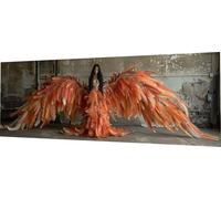 Large Diamond Art Angel Diamond Painting Wing Dimond Art Kits Adults, 5D DIY Full Square Drill Crystal Cross Stitch Embroidery Canvas Paint by Numbers for Beginner, Room Decor, Gifts 180x60cm C2-177