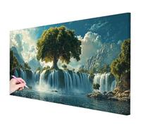 Large Diamond Art Fall 80x40cm, 5D Diamond Painting Kits for Adults, DIY Tree Gem Art for Adults, Full Round Drill Crystal Painting Crafts, Dimond Cross Stitch Gifts for Women Home Decoration -3166