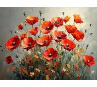 Large Diamond Art Flowers Diamond Painting, Dimond Painting Plant Mosaic Kits for Adults 5D DIY Full Drill Gem Art Cross Stitch Crafts Embroidery Kit for Room Wall Decor, Gifts 36x28 Inch -lsy25010UX