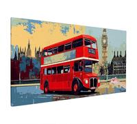 Large Diamond Art for Adults 140x60cm London, Landscape Diamond Painting Kits for Kids Beginners, 5D DIY Full Drill Canvas Gem Arts and Crafts, Hobbies for Adults Women, Autumn Home Decor, Gifts X-88