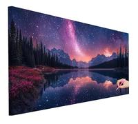 Large Diamond Art for Adults 150x60cm Diamond Painting Landscape Kits, 5D Aurora Dimond Art Hobbies for Adults Women Beginners, DIY Full Drill Crystal Gem Paintings Kits for Christmas Decorations G-94