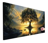 Large Diamond Art for Adults 150x60cm Diamond Painting Tree Kits, 5D Sunset Dimond Art Hobbies for Adults Women Beginners, DIY Full Drill Crystal Gem Paintings Kits for Christmas Decorations A-54