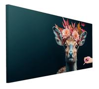 Large Diamond Art for Adults 250x100cm Diamond Painting Deer Kits, 5D Flower Dimond Art Hobbies for Adults Women Beginners, DIY Full Drill Crystal Gem Paintings Kits for Christmas Decorations C-06