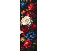 Large Diamond Art for Adults 300x100cm Flower 5D Diamond Painting Kits for Adults Full Round Drill Crystal Gem Art Kits DIY Retro Dimond Painting Embroidery Crafts Autumn Decor Gifts for Women Z-10