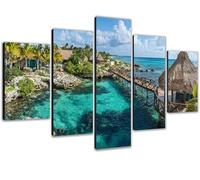 Large Diamond Art for Adults 5 Pack 88x175cm/34x69in 5D Diamond Painting Landscape Full Drill Sequins Rhinestone Gem Crystal Arts Kits,Paint by Numbers for Adults for Home Wall Decor Lake 9 0b-1210