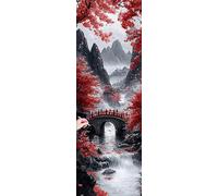 Large Diamond Art for Adults 90x30cm Japan 5D Diamond Painting Kits for Adults Full Round Drill Crystal Gem Art Kits DIY Landscape Dimond Painting Embroidery Crafts Autumn Decor Gifts for Women Z-58