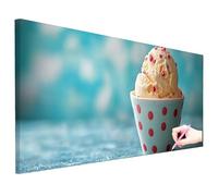 Large Diamond Art Kits 130x50cm Diamond Painting Kitchen DIY Gem Arts and Crafts for Adults 5D Full Drill Crystal Dimond Painting Ice Cream Kits Hobbies for Adults Women Autumn Decorations Gifts P-60