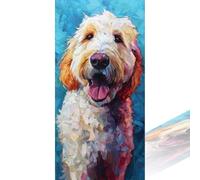 Large Diamond Art Kits Adults 100x200cm Animal Diamond Painting with Complete Tool Set, DIY 5D Crystal Gem Art Cross Stitch Paint by Numbers Dog Full Drill Pictures for Home Decor & Gifts 2Z-1144
