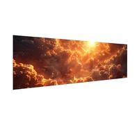 Large Diamond Art Kits Adults 220x80cm, 5D Diamond Painting Sunrise Dimond Art for Beginner, DIY Full Drill Crystal Arts and Crafts Canvas Painting Clouds, Hobbies for Adults Women, Room Decor 2Y-17
