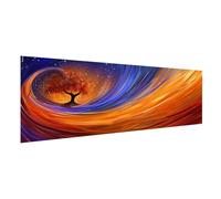 Large Diamond Art Kits Adults 60x20cm, 5D Diamond Painting Tree Dimond Art for Kids Beginner, DIY Full Drill Crystal Arts and Crafts Canvas Painting Swirl, Hobbies for Adults Women, Room Decor 2Y-767