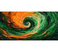 Large Diamond Art Kits Adults, Color Vortex 5D Diamond Painting for Kids Crystal Gem Art Round Full Drill Canvas Painting DIY Cross Stitch Crafts Home Wall Room Decor, Gifts for Women 12x24 inch a-803