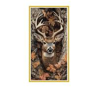 Large Diamond Art Kits Adults Deer - 5D Diamond Painting Kits for Kids, Round Full Drill Gem Crystal Art Mosaic Kits, for Wall Decor Home Office Decoration Pictures, Female Gifts 24 x 48inch i-437