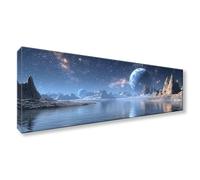 Large Diamond Art Kits Adults Starry Sky Diamond Painting Earth Dimond Art for Adults Beginners, 5D DIY Full Drill Crystal Embroidery Cross Stitch Painting Room Decor, Gifts for Women 90x270 cm P0-478