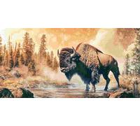 Large Diamond Art Kits Adults, Yak 5D Diamond Painting for Kids Crystal Gem Art Round Full Drill Canvas Painting DIY Cross Stitch Crafts Home Wall Room Decoration, Gifts for Women 14x28 inch a-647