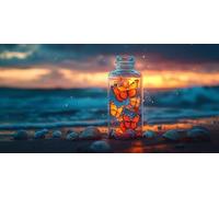 Large Diamond Art Kits for Adults Butterfly 50x100cm/20x40in Full Drill Round Rhinestone Big Diamond Painting Kit Beach, Gem Art Cross Stitch Embroidery Canvas for Crafts Home Wall Decor Gifts f0j1172