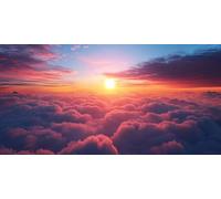 Large Diamond Art Kits for Adults Sunset 40x80cm/16x32in Full Drill Round Rhinestone Big Diamond Painting Kit Sky, Gem Art Cross Stitch Embroidery Canvas for Crafts Home Wall Decor Gifts Women f0j-987