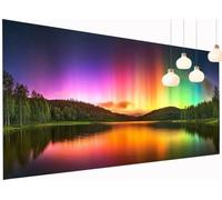 Large Diamond Art Painting Aurora Diamond Painting Kits for Adults Colorful 5D Square Full Drill Crystal Art and Crafts for Adults Kids, Wall Gem Arts With Accessories for Home Decor 40x80 cm S2-533