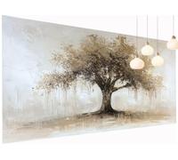 Large Diamond Art Painting Retro Diamond Painting Kits for Adults Tree 5D Round Full Drill Crystal Art and Crafts for Adults Kids, Wall Gem Arts Kits With Accessories for Home Decor 40x90 cm S2-1086