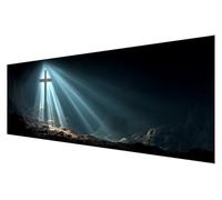 Large Diamond Art Religion, 5D Diamond Painting Kits for Adults Landscape, DIY Full Drill Paint by Numbers Gems Crystal Art Kits for Adults, for Home Christmas Wall Decor Painting, 300x100cm W-21