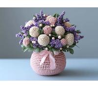 Large Diamond Art Vase Diamond Painting, Dimond Painting Magnolia Mosaic Kits for Adults 5D DIY Full Drill Gem Art Cross Stitch Crafts Embroidery Kit for Room Wall Decor, Gifts 30x20cm -lsy2501087