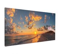 Large Diamond Painting 100x40cm, Landscape Diamond Art Painting Kits for Adults, 5D DIY Round Drill Cross Stitch Crystal Gem Art Diamonds Paintings Sunset for Adults, Room Decor, Gifts, Model,F-6