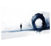 Large Diamond Painting 100x40cm, Simplicity Diamond Art Painting Kits for Adults, DIY Round Full Drill Cross Stitch Crystal Creations Gem Art Dimond Paintings Kits Abstract for Adults, Room Decor E-38