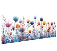Large Diamond Painting 150x60cm, Simplicity Diamond Art Painting Kits for Adults, DIY Round Full Drill Cross Stitch Crystal Creations Gem Art Dimond Paintings Kits Flower for Adults, Room Decor D-63