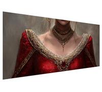 Large Diamond Painting 200x80cm, Cool Diamond Art Painting Kits for Adults, DIY Round Full Drill Cross Stitch Crystal Creations Gem Art Dimond Paintings Kits Woman for Adults, Room Bedroom Decor F-79