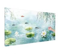 Large Diamond Painting 230x90cm, Landscape Diamond Art Painting Kits for Adults, 5D DIY Round Drill Cross Stitch Crystal Gem Art Diamonds Paintings Lotus for Adults, Room Decor, Gifts, Model,G-48