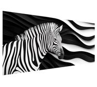 Large Diamond Painting 250x100cm, Abstract Diamond Art Painting Kits for Adults, DIY Round Full Drill Cross Stitch Crystal Creations Gem Art Dimond Paintings Kits Zebra for Adults, Bedroom Decor D-45