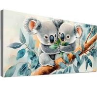 Large Diamond Painting 40x70cm,5D Koala Diamond Art Kits Adults, Full Drill Dimond Painting Animals Craft Kits for Kids Age 10, DIY Mosaic Crystal Creations Sequin Art for Home Decoration Gifts C2-402