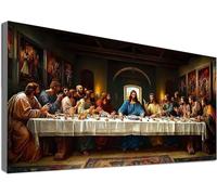 Large Diamond Painting 40x70cm,5D The Last Supper Diamond Art Kits Adults, Full Drill Dimond Painting Meeting Craft Kits for Kids Age 10, DIY Mosaic Crystal Creations Sequin Art Home Decor C2-567