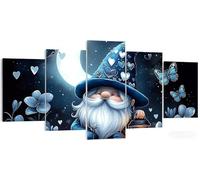 Large Diamond Painting Kits for Adults 50x30cm, 5 Piece Dwarf Diamond Art Kits Adults, Full Drill Dimond Painting Moon Craft Kit for Kids Age 10, 5D DIY Crystal Sequin Art for Home Decor Gifts W5-353