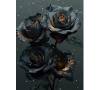 Large Diamond Painting Kits for Adults 60x80cm, 5D Flowers Diamond Art Kits Adults, Full Drill Dimond Painting Craft Kits for Kids Age 10, DIY Crystal Creations Rose Sequin Art Home Decor Gifts F-729