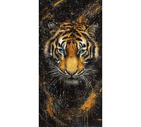 Large Diamond Painting Kits for Adults, DIY Full Drill Diamond Art Animal Tiger, Beautiful Landscape Scenery for Home Decor, Relaxing Craft Gift for Beginners & Kids, Home Wall Decoration 50x100cm R65