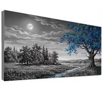 Large Diamond Painting Kits for Adults Tree, 5D Full Drill Landscape Diamond Art Kits Adults, Premium DIY Crystal Rhinestone Cross Stitch Craft for Stress Relief Hobby, Home Wall Decor 50x100cm C6-765