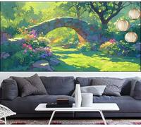 Large Diamond Painting Landscape 20x11456in,Bridge Diamond Art Kits Adults,DIY Crystal Art Paint by Numbers Beginner Embroidery Gem Painting Mosaic Craft Canvas kit for Adults,Decor Gift Women LT-714