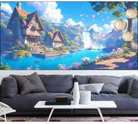 Large Diamond Painting Landscape 32x311in,Tree Diamond Art kits Adults,DIY Crystal Art Paint by Numbers Beginner Embroidery Gem Painting Mosaic Craft Canvas kit for Adults,Home Decor Gift Women LT-224