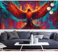 Large Diamond Painting Phoenix 36x98in,Bird Diamond Art Kits Adults,DIY Crystal Art Paint by Numbers Beginner Embroidery Gem Painting Mosaic Craft Canvas Kits for Adults,Decor Gift for Women VQ-1104