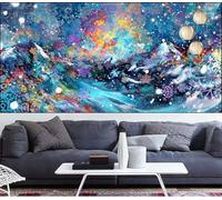 Large Diamond Painting Winter 36x98in,Snow Scene Diamond Art Kits Adults,DIY Crystal Art Paint by Numbers Beginner Embroidery Gem Painting Mosaic Craft Canvas Kits for Adults,Decor Gift Women VQ-898