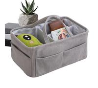 Large Diaper Organizer, Kids Tote Bag, Compartmentalized Holder with Durable Fabric, Lightweight Storage Bag, Practical Design Style, Nursery Accessory Aid for Wipes Milk Bottle Boys