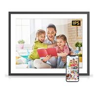 Large Digital Photo Frame 32 GB Electronic Picture Frame - 17 Inch Dual WiFi Cloud Frame FHD Touchscreen Full Function Auto Rotate Sharing Photos Video by App Email Free Cloud Gift for
