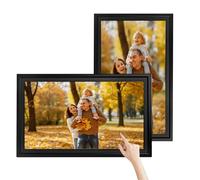 Large Digital Photo Frame, Smart Digital Photo Frame, Free Cloud Storage, Includes Wall Mount, 32 GB, for Retail Stores, Salons and Cafes to Display Products, Customer Cases(Black,13.3")
