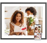 Large Digital Picture Frame 17" Digital Photo Frame - 1280x960 IPS Touch Screen, 32GB Smart Picture Frame, Motion Sensor, Auto-Rotate, Wall-Mounted, Share Photos Videos via App, Gifts for Women Men