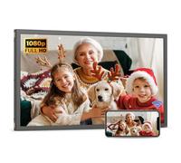 Large Digital Picture Frame 21.5 inch WiFi-Photo-Frame - 32GB, 1920x1080 IPS FHD, Auto Rotate, Load Photos Videos from Phone via App Email, Free Cloud Storage, Wall Mounted, Gift for Father Mother
