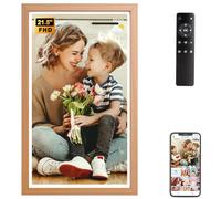 Large Digital Picture Frame 21.5"-WiFi-Photo-Frame - 1920*1080 IPS FHD Digital Photo Frame Display, 32GB, Wall Mounted, Load Photos Videos From Phone via App Email, Gifts for Mom Dad