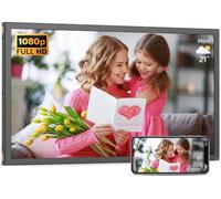 Large Digital Picture Frame 21.5"-WiFi-Photo-Frame - 32GB, 1920x1080 IPS FHD 1080P, Auto Rotate, Share Photo Video via App Email, Free Cloud Storage, Wall Mounted, Gift for Grandparents Father Mother