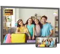 Large Digital Picture Frame 21.5"-WiFi-Picture-Frame - 32GB, 1920x1080 IPS FHD 1080P Digital Frame, Auto Rotate, Share Photo Video via App or Email, Wall Mounted, Free Cloud, Gifts for Father Mother